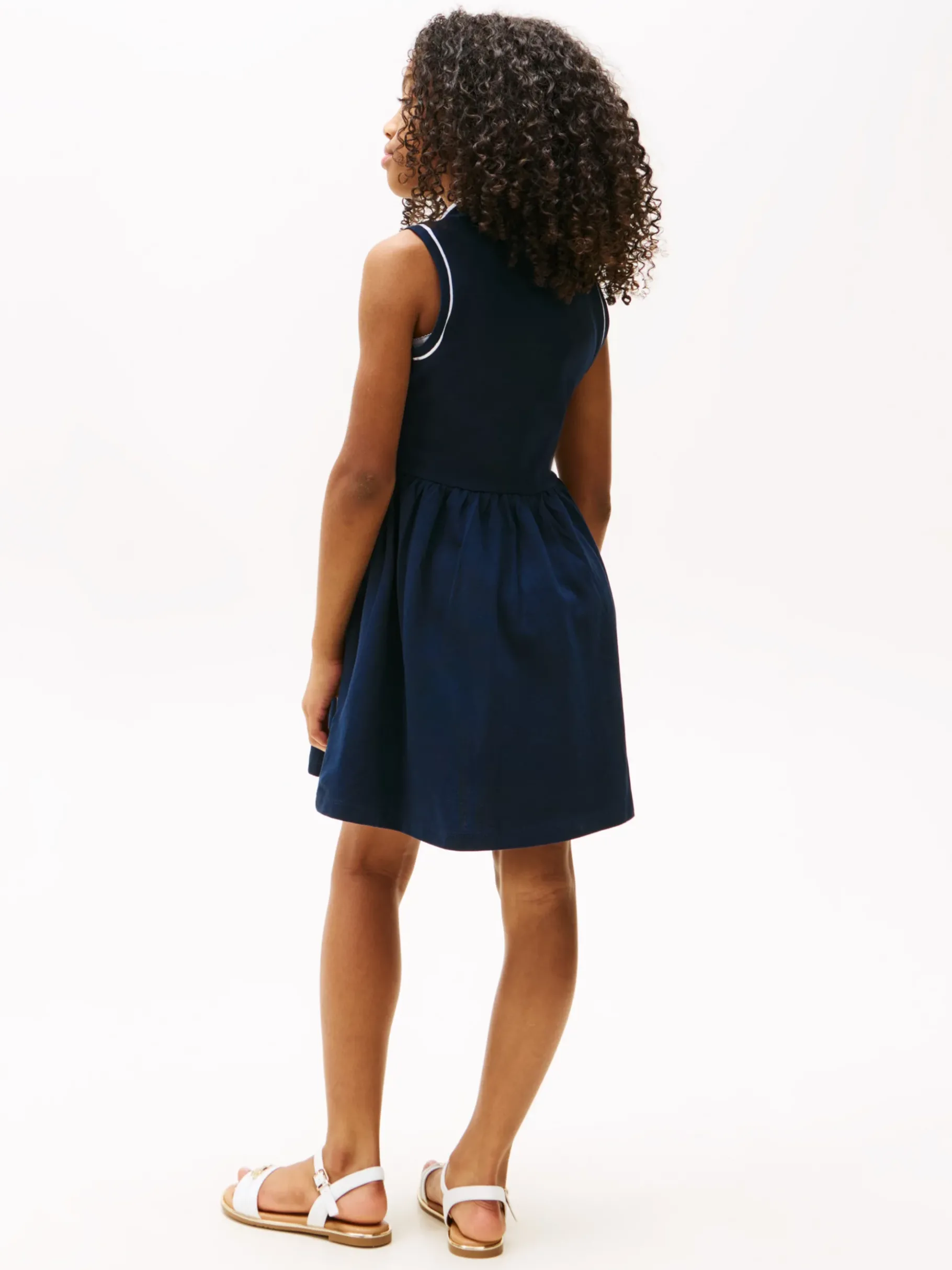 Tommy Hilfiger Ärmelloses Polokleid DARK NIGHT NAVY Cheap