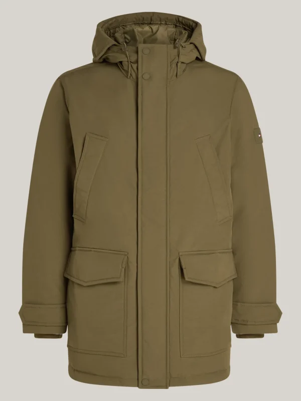 Tommy Hilfiger Rockie Parka mit Daunenfüllung und Kapuze ARMY GREEN Fashion