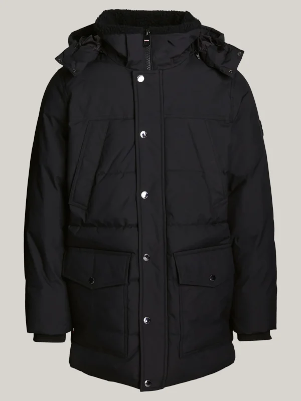 Tommy Hilfiger Rockie Utility-Puffer-Jacke mit Thermo-Isolierung BLACK Cheap