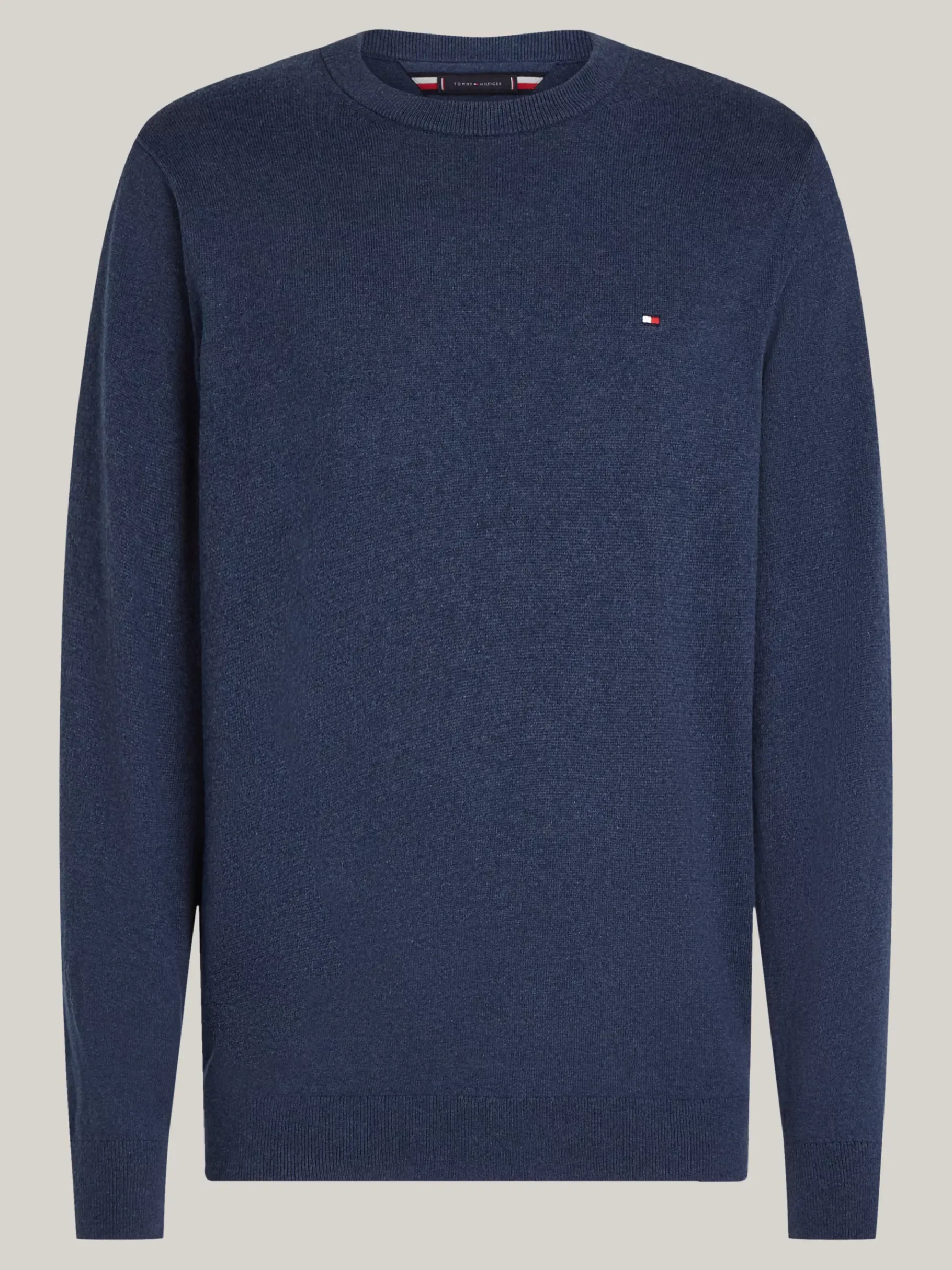 Tommy Hilfiger Rundhalspullover mit Kaschmir AEGEAN SEA HEATHER Sale