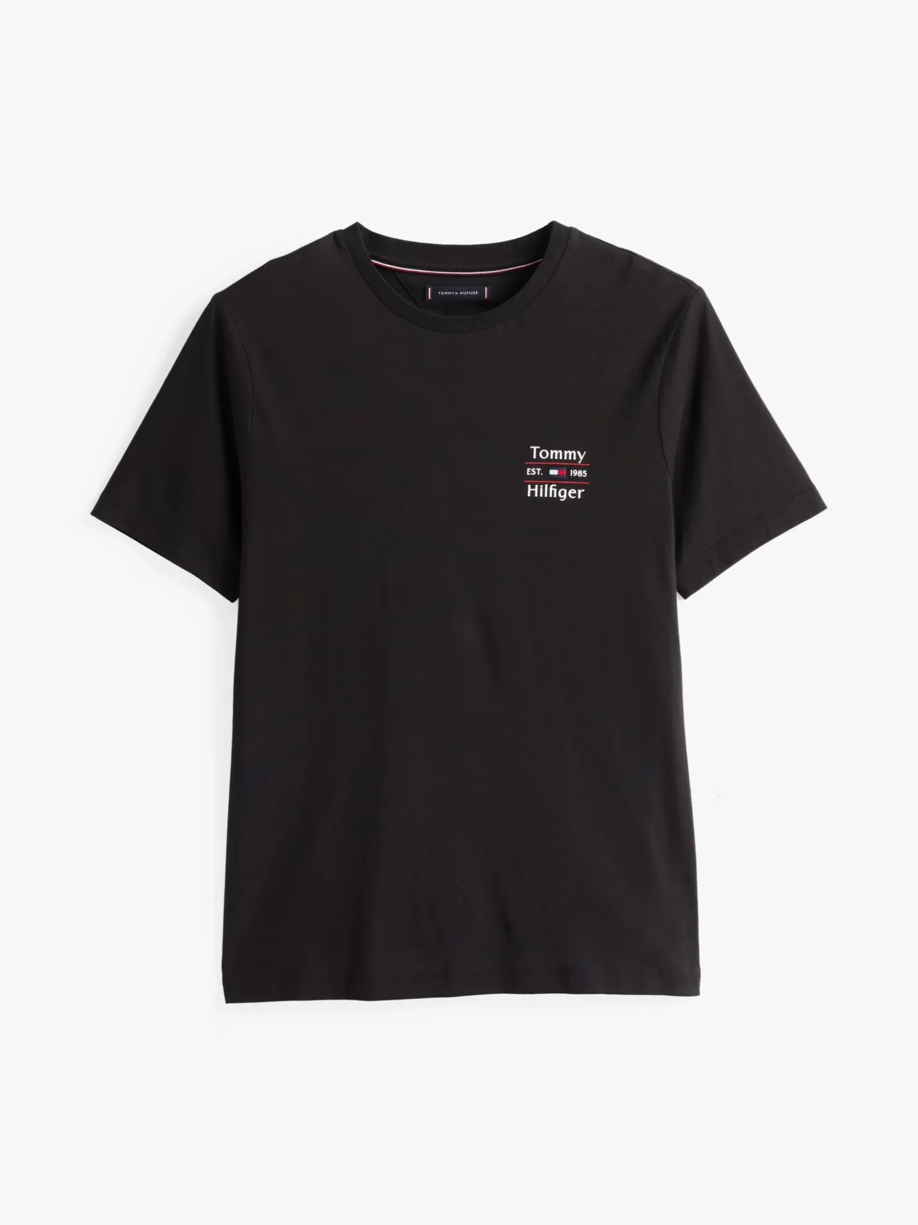 Tommy Hilfiger Rundhals-T-Shirt mit Logo BLACK Cheap