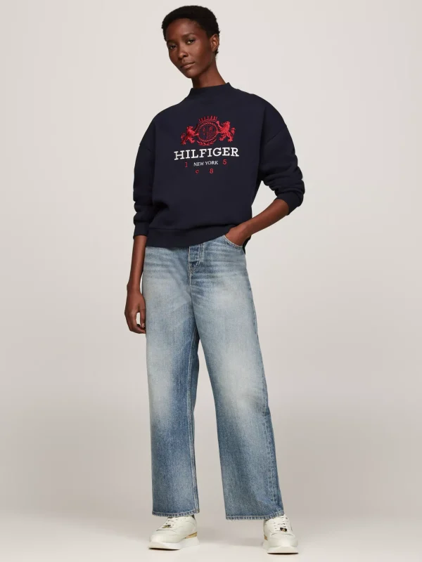 Tommy Hilfiger Runner-Sneaker aus Leder mit TH-Monogramm NEWSPRINT Store