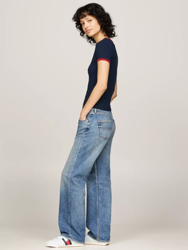 Tommy Hilfiger Runner-Sneaker mit verschiedenen Strukturen ECRU Fashion