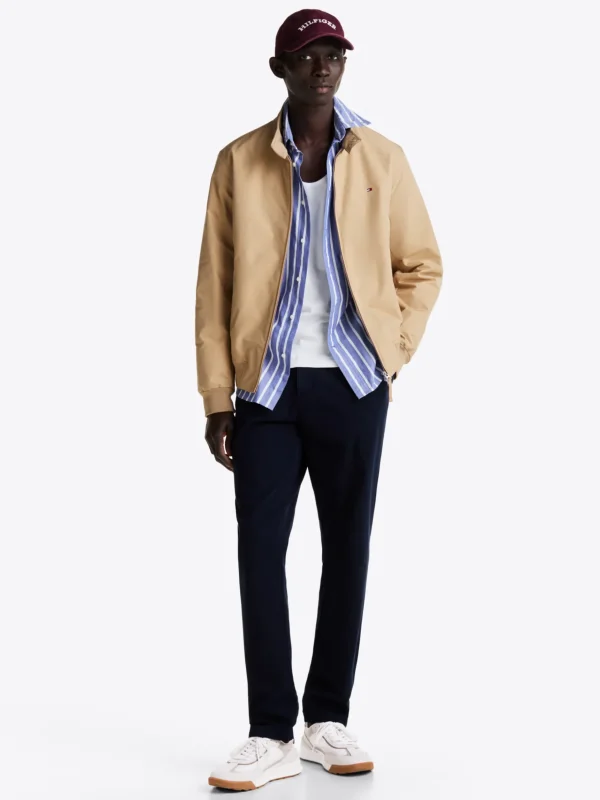 Tommy Hilfiger Rutschhemmender Classic Sneaker aus Leder WHITE Flash Sale