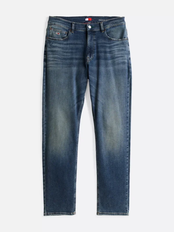 Tommy Hilfiger Ryan Slim Straight Jeans mit Fade-Effekt DENIM DARK Discount