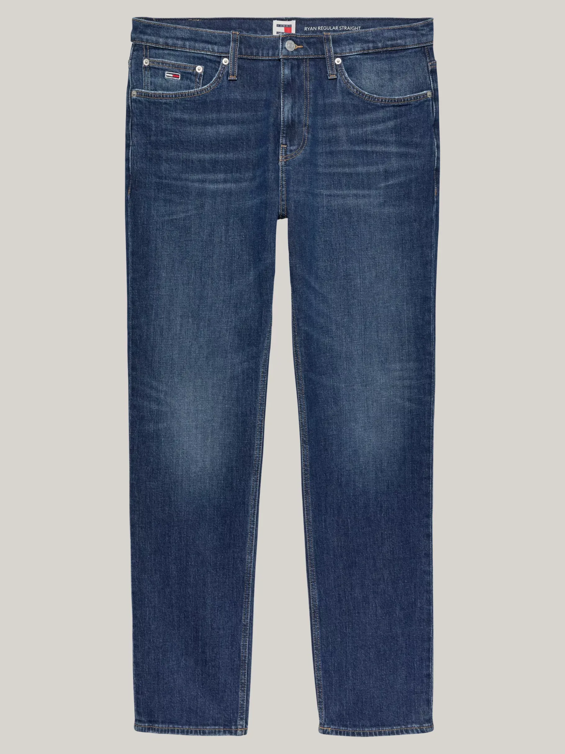 Tommy Hilfiger Ryan Slim Straight Jeans mit Stickerei DENIM DARK Clearance