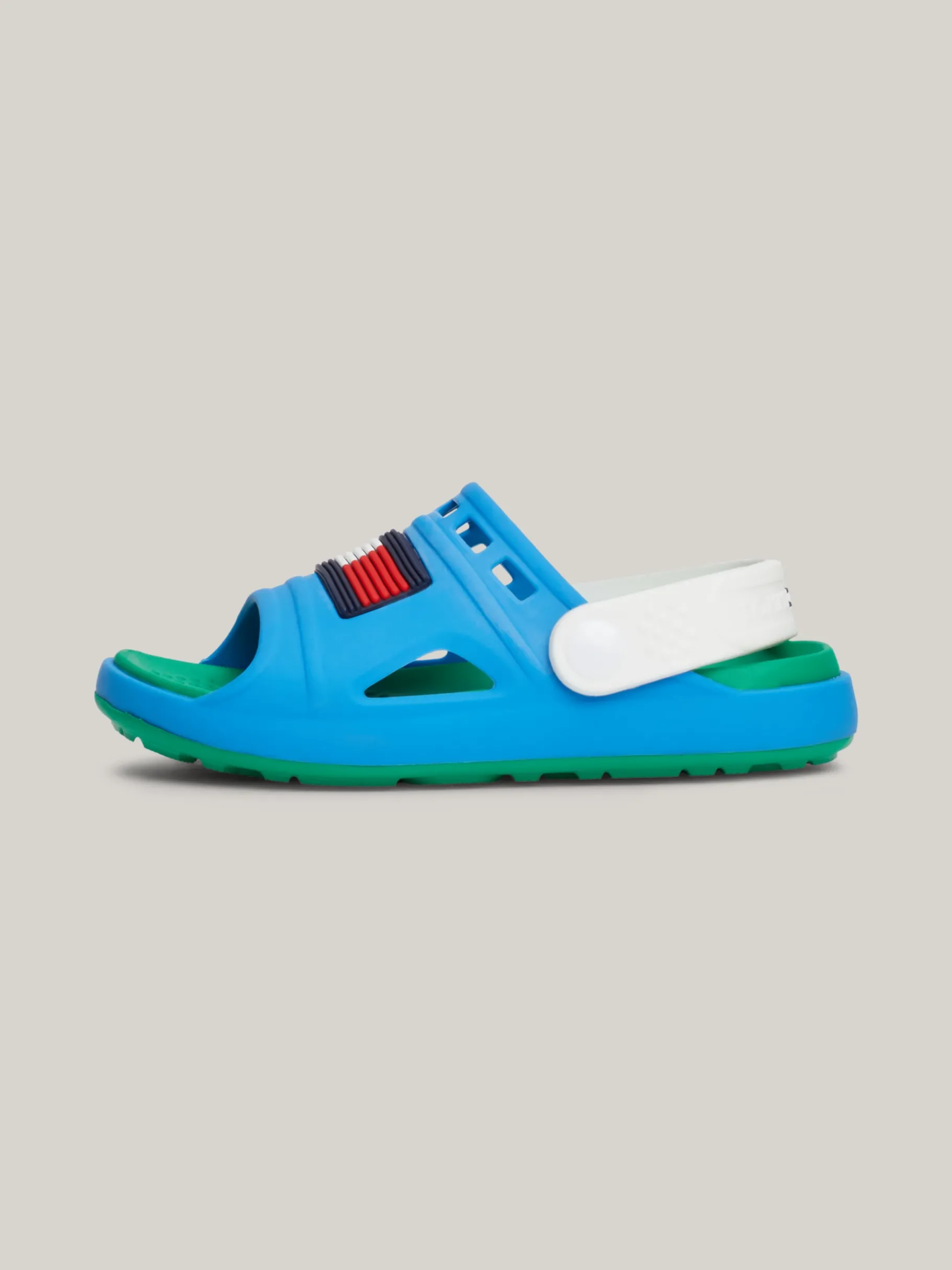 Tommy Hilfiger Sandale mit Color Block und gummierter Flag SKY BLUE/WHITE Best Sale