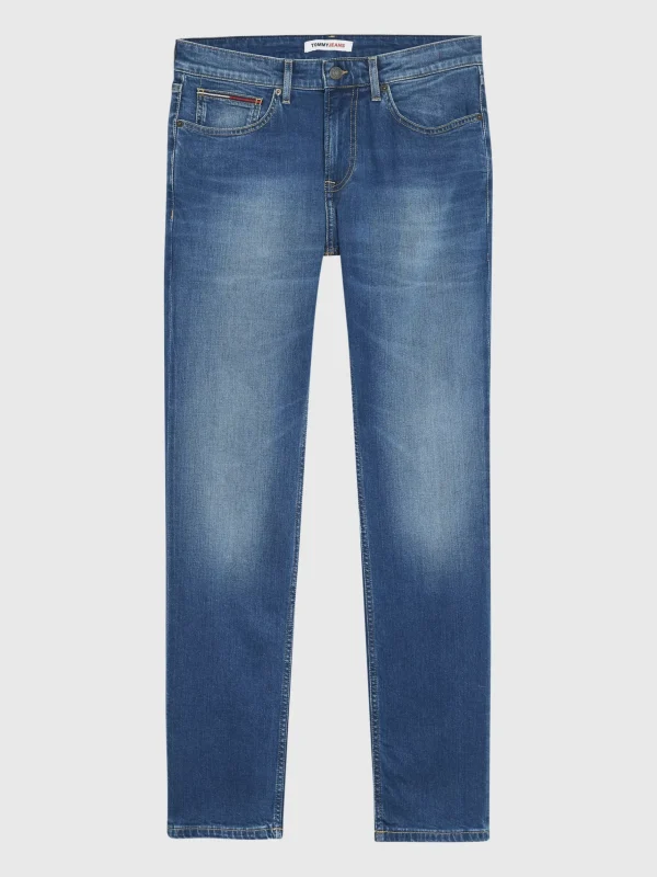 Tommy Hilfiger Scanton Slim Fit Jeans mit Fade-Effekt WILSON MID BLUE STRETCH Discount