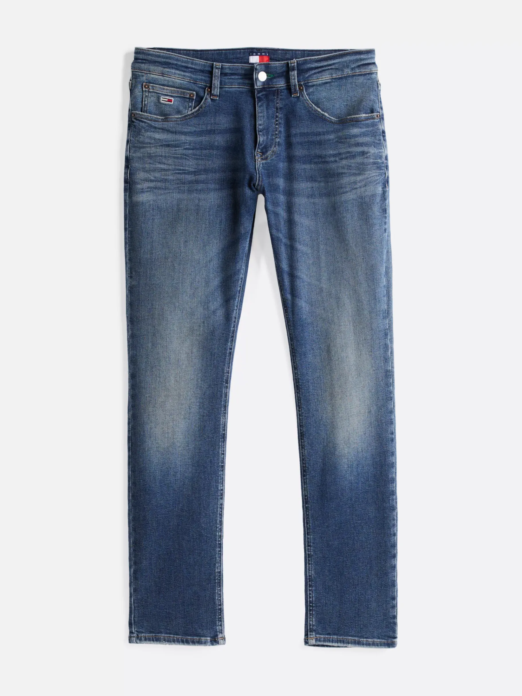 Tommy Hilfiger Scanton Slim Jeans mit Whisker-Effekt DENIM DARK Discount