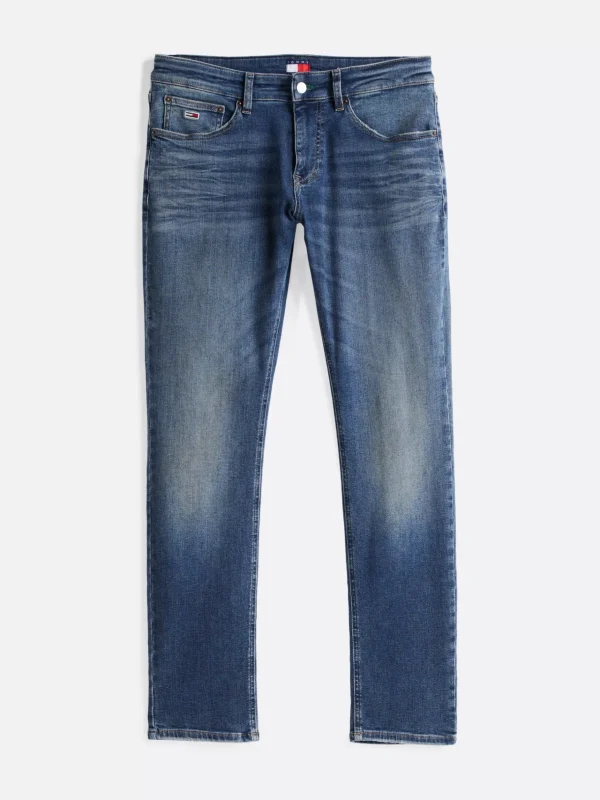 Tommy Hilfiger Scanton Slim Jeans mit Whisker-Effekt DENIM DARK Discount