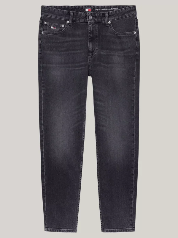 Tommy Hilfiger Schwarze Dad Regular Jeans DENIM BLACK Cheap