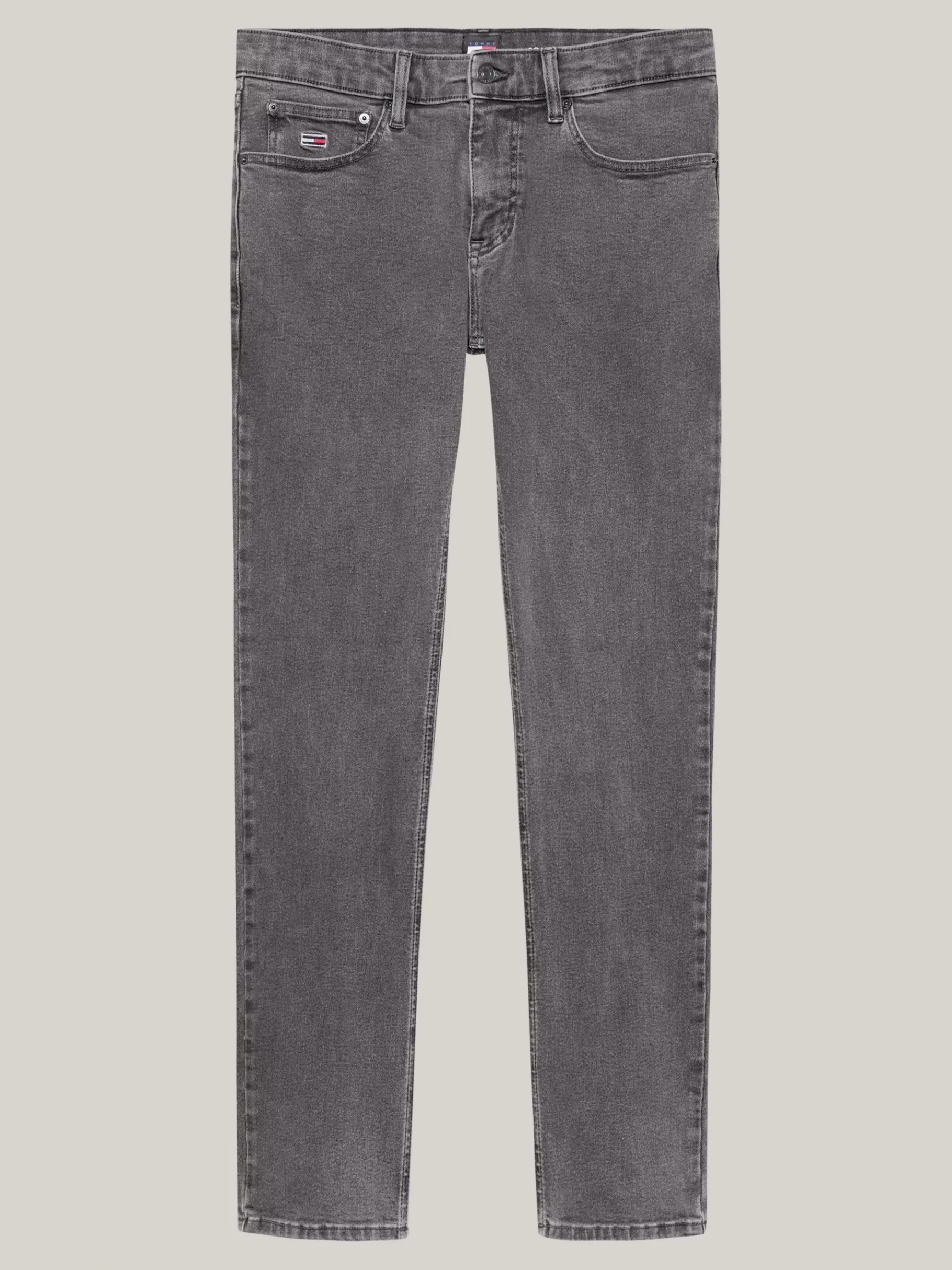 Tommy Hilfiger Schwarze Scanton Slim Jeans mit Stickerei DENIM BLACK New