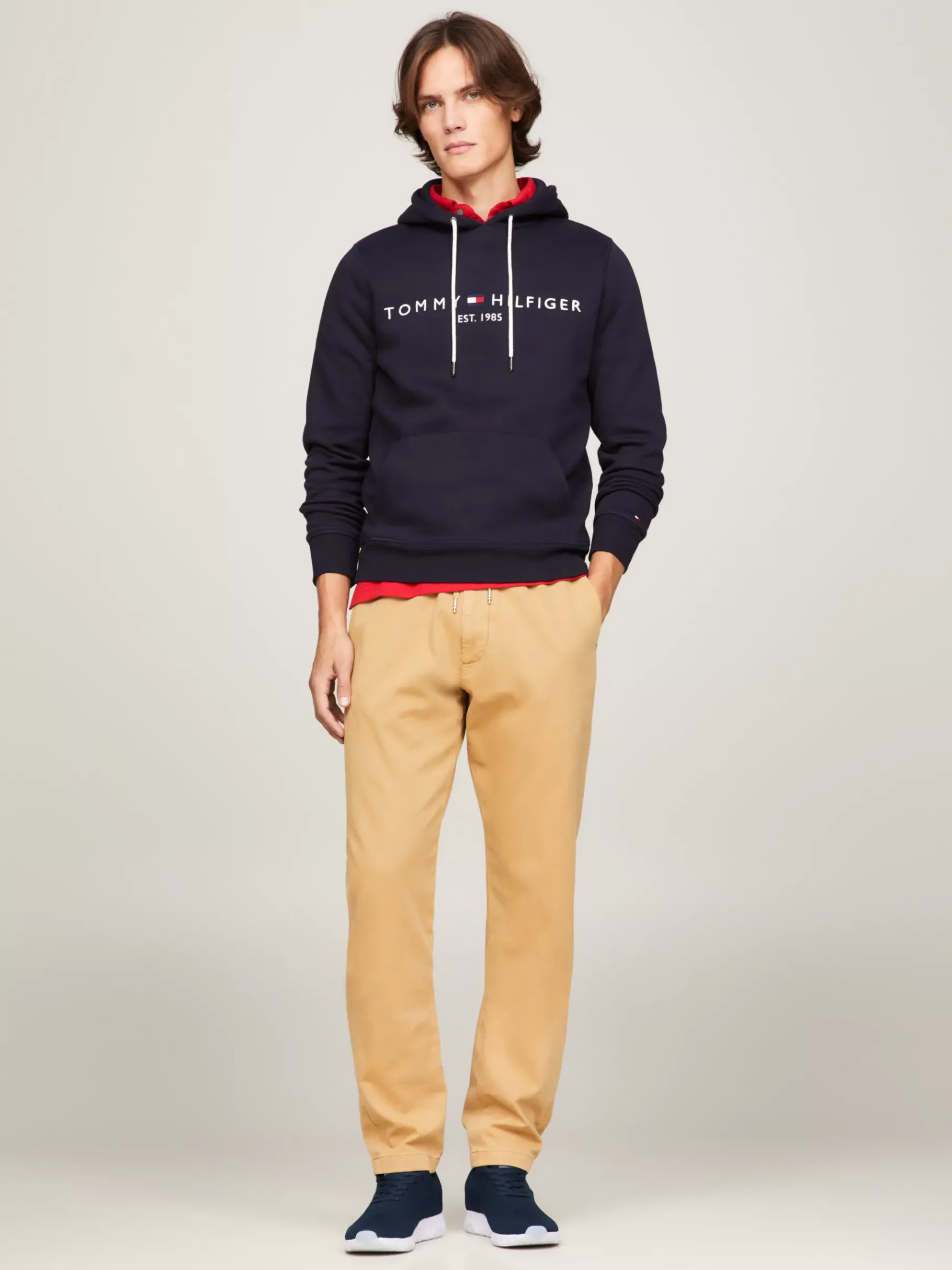 Tommy Hilfiger Signature Strick-Sneaker DESERT SKY Fashion