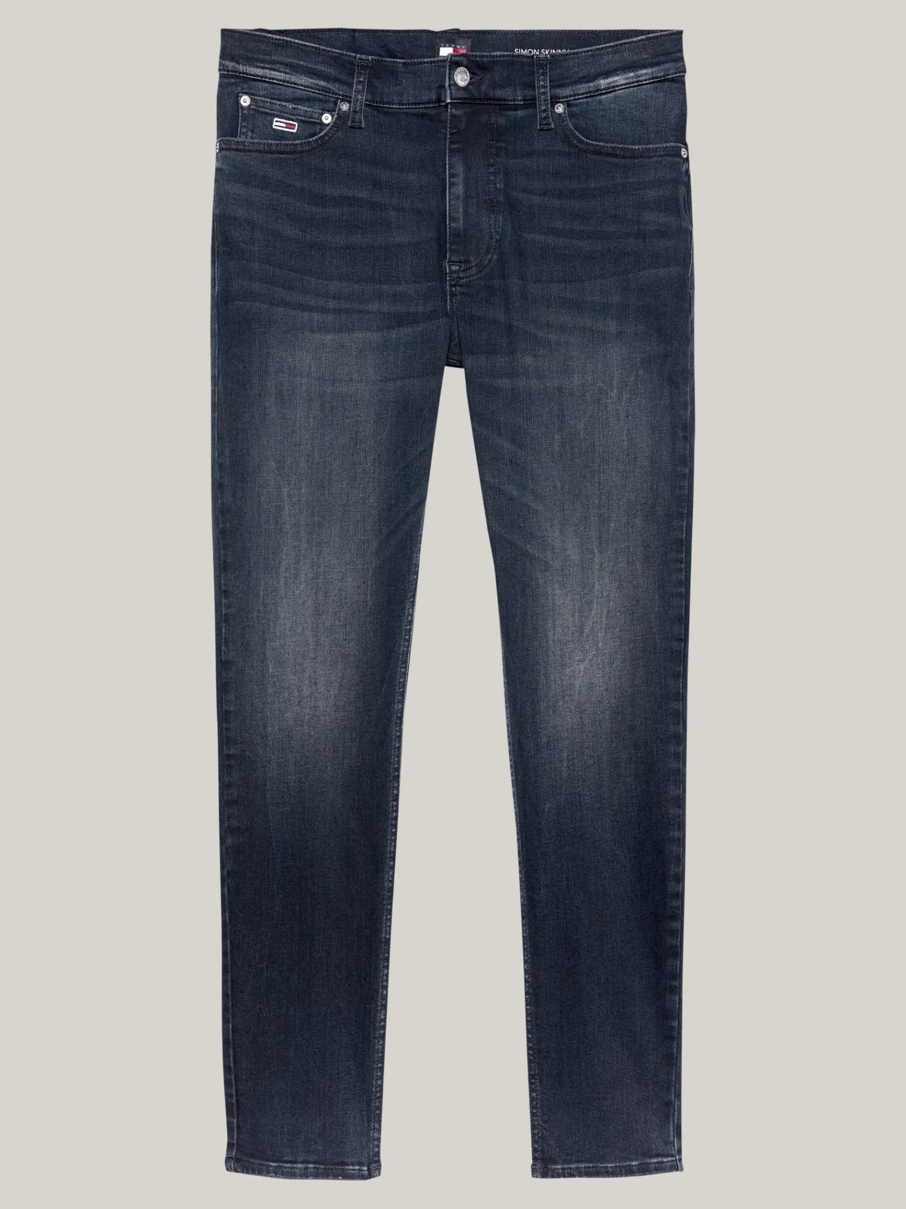 Tommy Hilfiger Simon schwarze Skinny Jeans mit Fade-Effekt DENIM DARK Best Sale