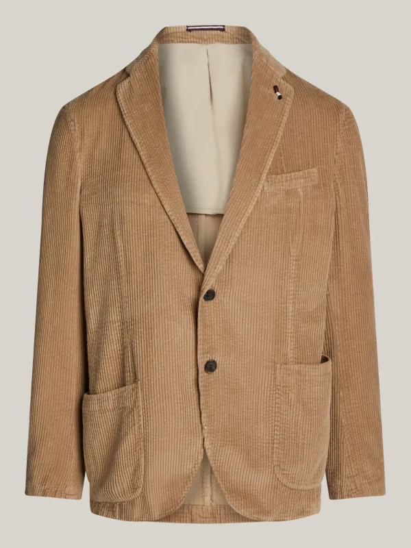 Tommy Hilfiger Slim Fit Anzug aus Samt-Cord BEIGE Shop