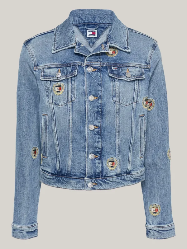 Tommy Hilfiger Slim Fit Jeans-Truckerjacke DENIM MEDIUM Store