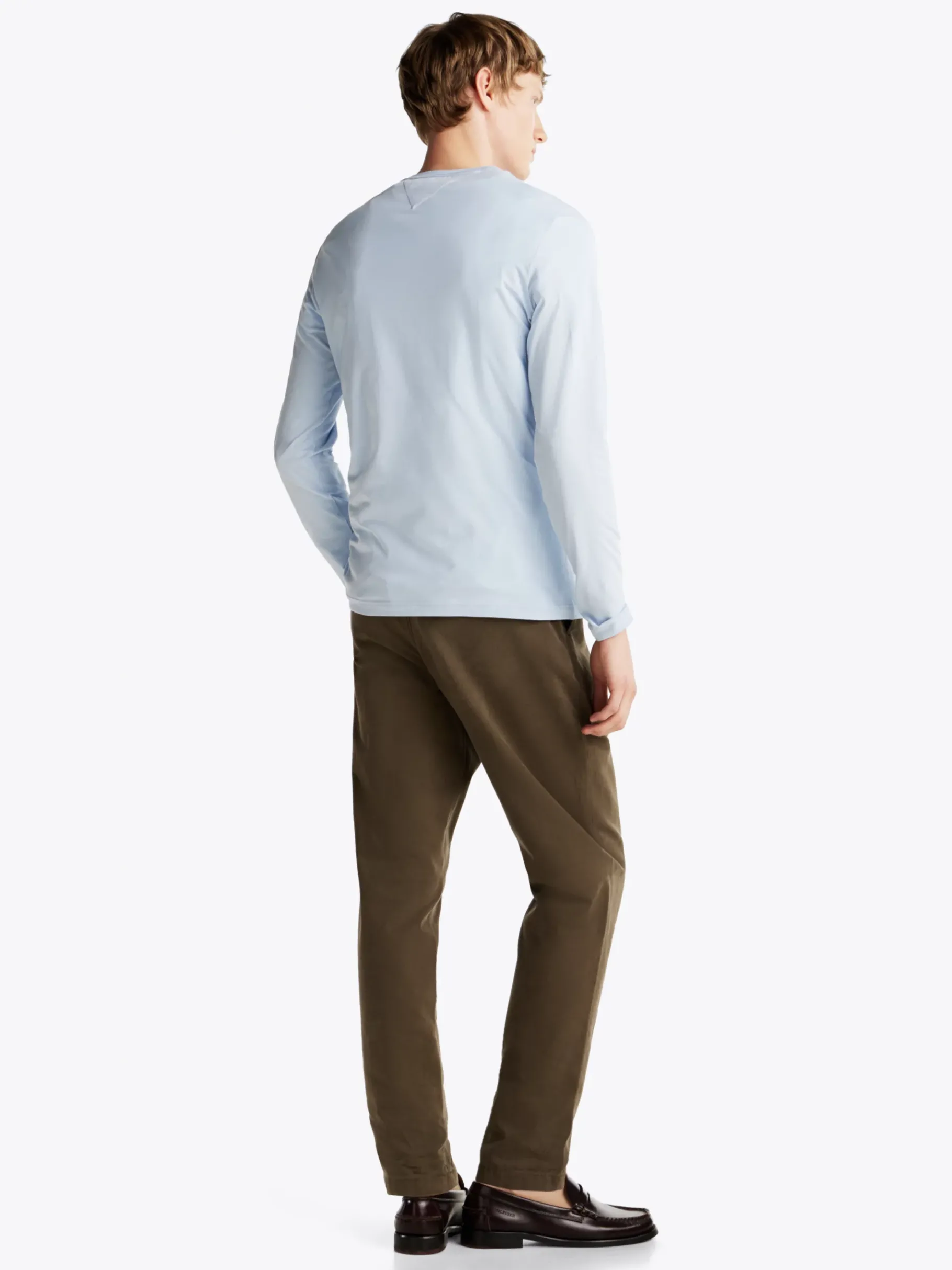 Tommy Hilfiger Slim Fit Langarmshirt BREEZY BLUE Fashion