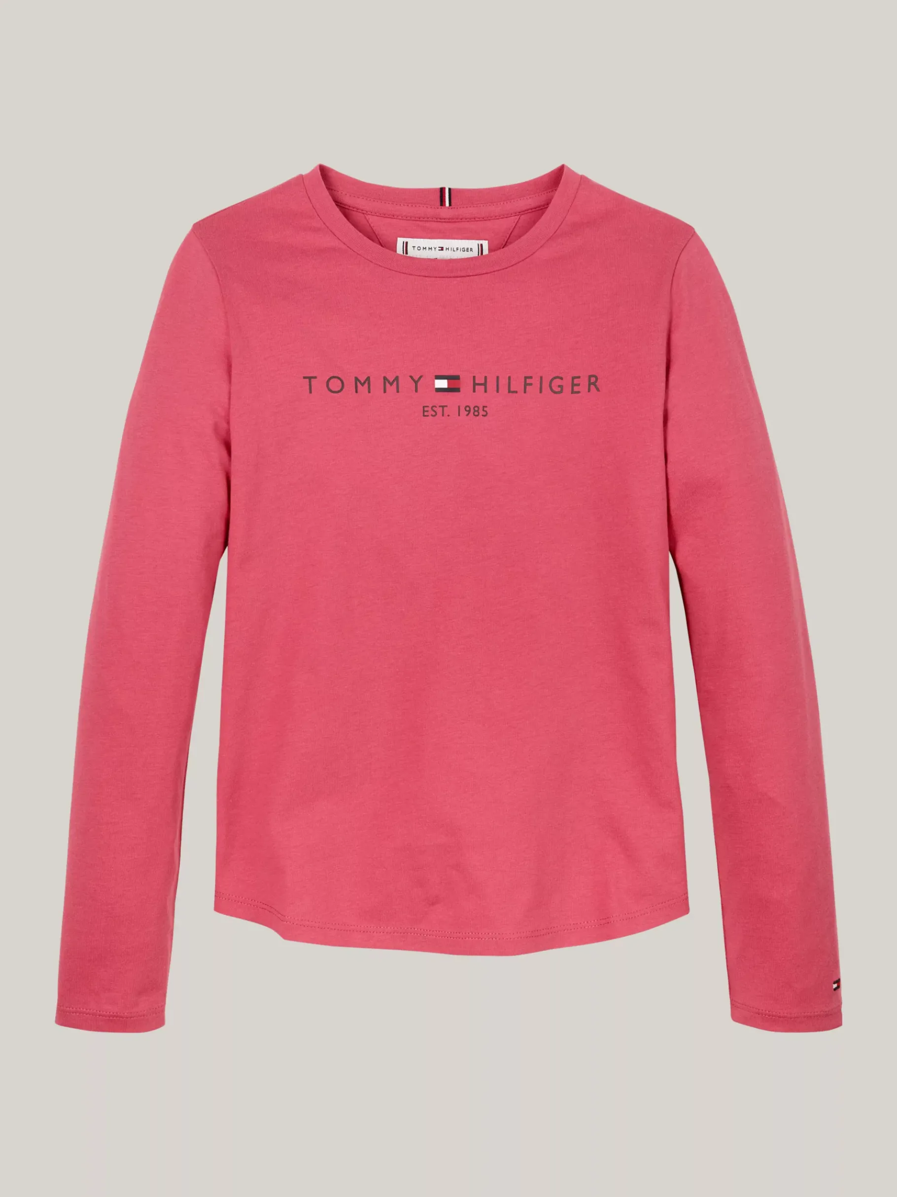Tommy Hilfiger Slim Fit Langarmshirt mit Logo HERITAGE PINK Store