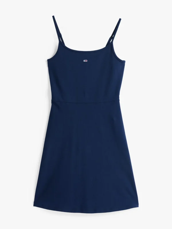 Tommy Hilfiger Slim Fit Minikleid mit Spaghetti-Trägern DARK NIGHT NAVY New