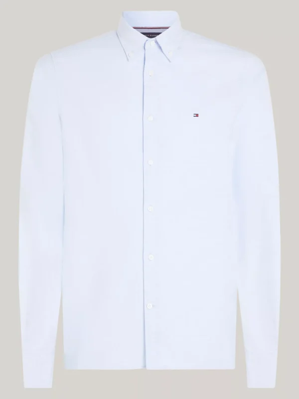 Tommy Hilfiger Slim Fit Oxford-Hemd mit Dobby-Effekt VESSEL BLUE Online