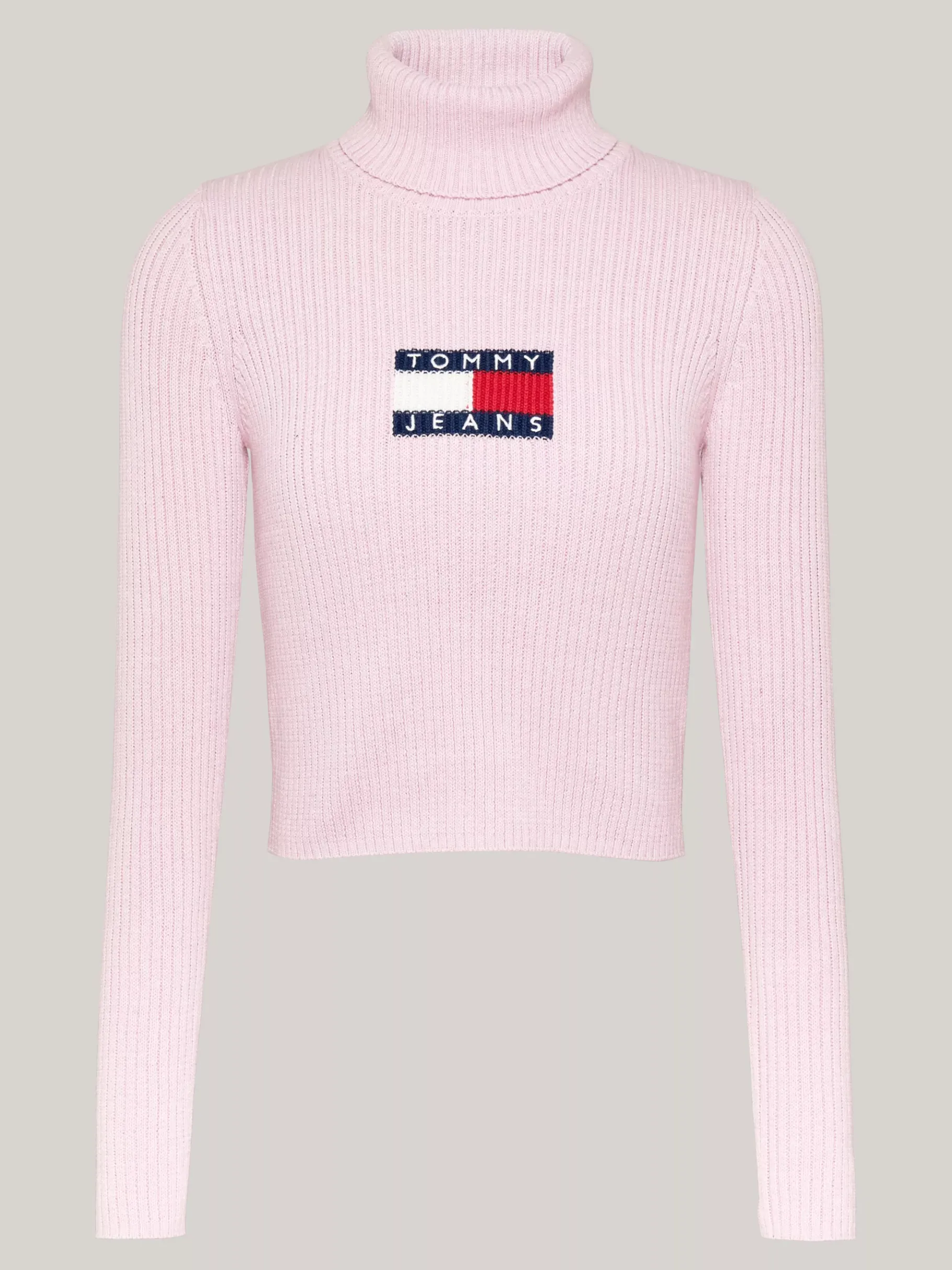 Tommy Hilfiger Slim Fit Rollkragenpullover mit Wolle BALLET PINK MELANGE Store