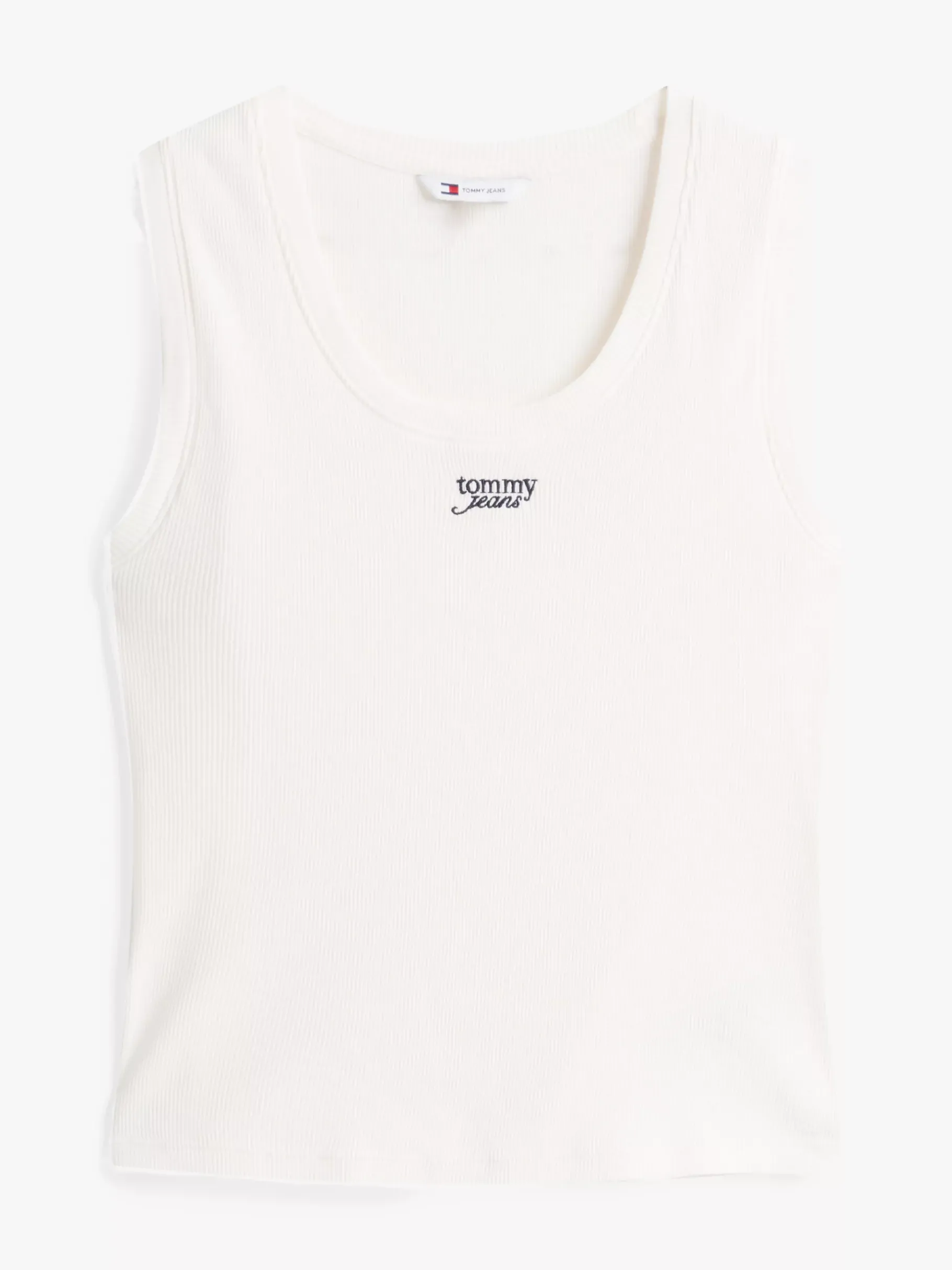 Tommy Hilfiger Slim Fit Tanktop mit Logo ANCIENT WHITE Outlet