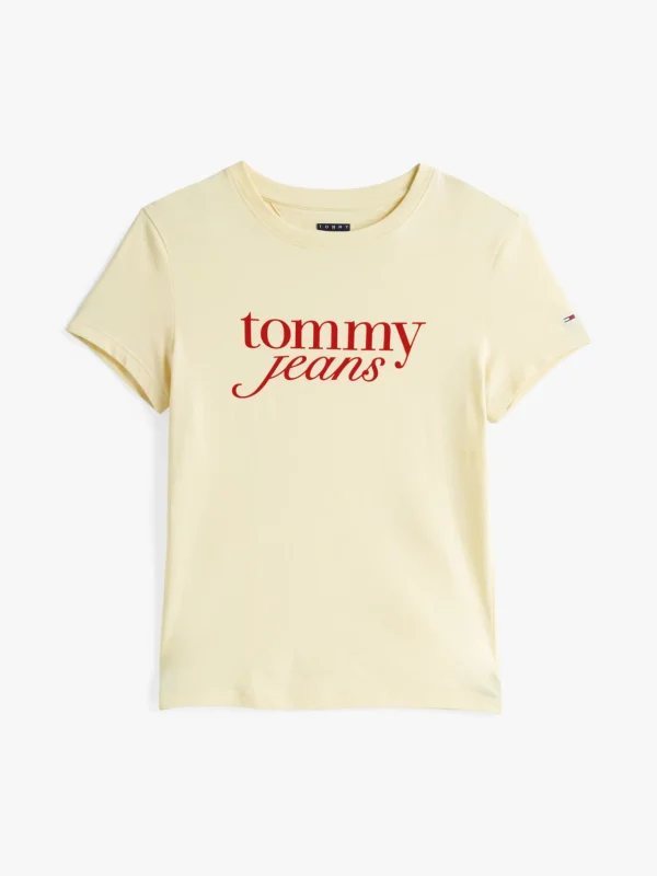Tommy Hilfiger Slim Fit T-Shirt mit Logo CUSTARD CREAM Shop