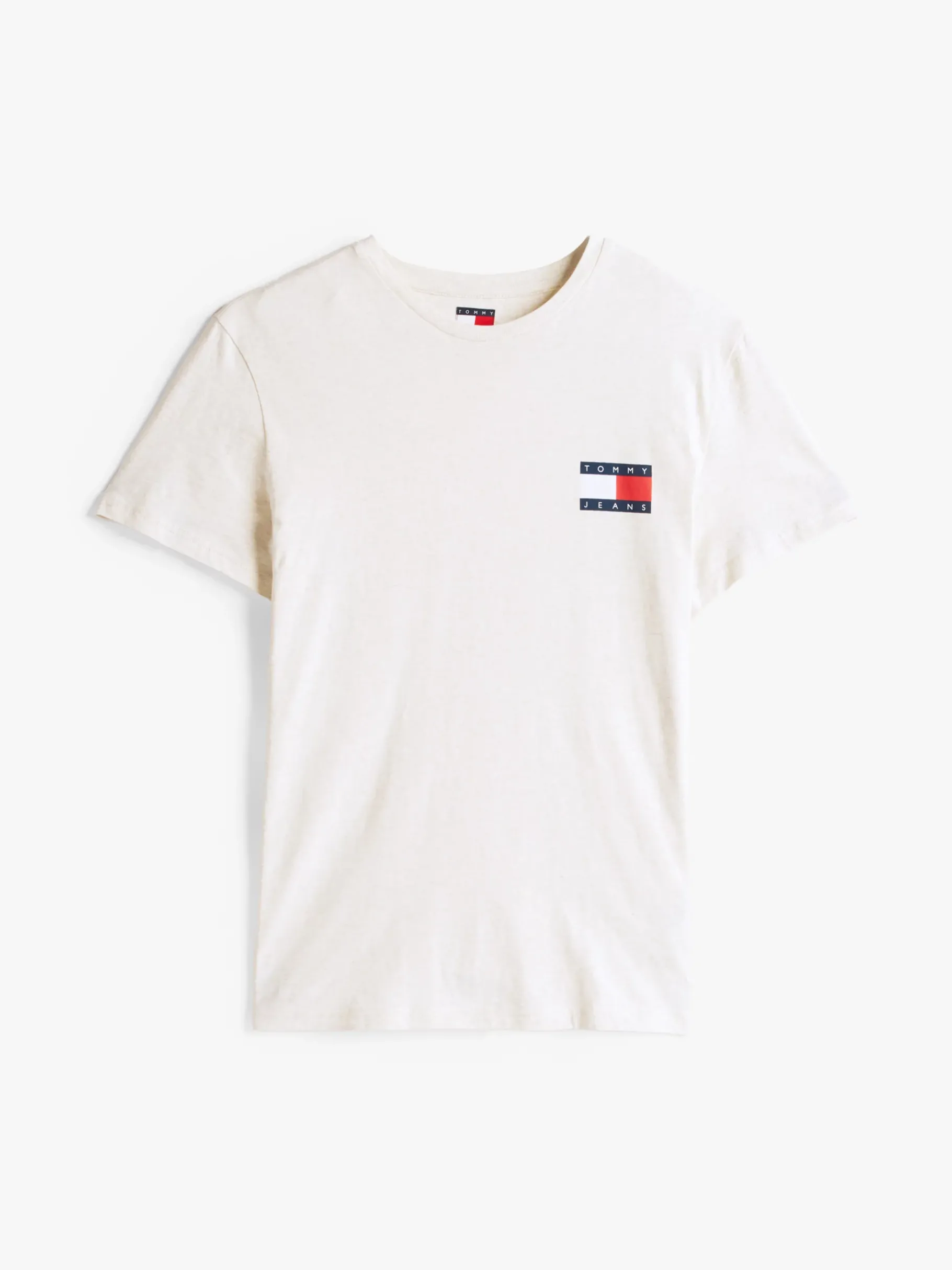 Tommy Hilfiger Slim Fit T-Shirt mit Logo OAT MARL HTR Best Sale