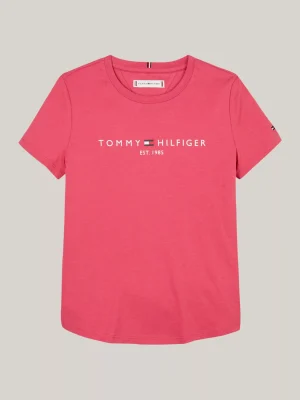 Tommy Hilfiger Slim Fit T-Shirt mit Logo HERITAGE PINK Outlet