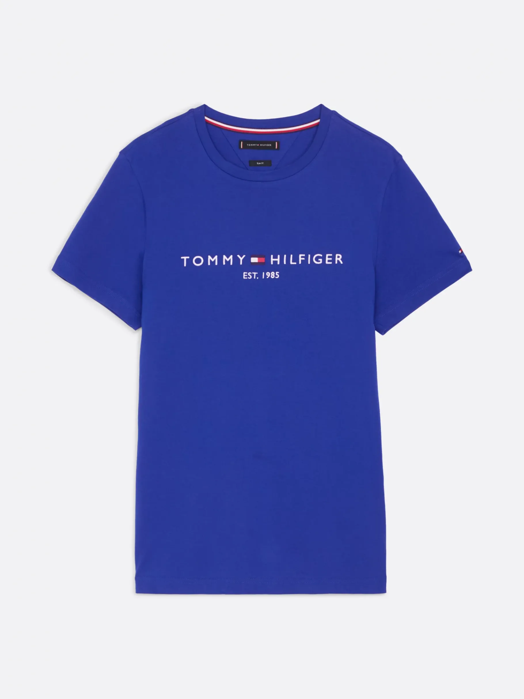 Tommy Hilfiger Slim Fit T-Shirt mit Logo-Stickerei WEDGE BLUE Flash Sale