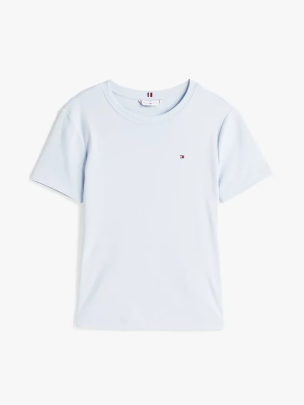 Tommy Hilfiger Slim Fit T-Shirt mit Rundhalsausschnitt BREEZY BLUE Best Sale