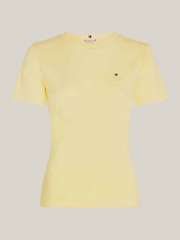 Tommy Hilfiger Slim Fit T-Shirt mit Rundhalsausschnitt LEMON ZEST Best
