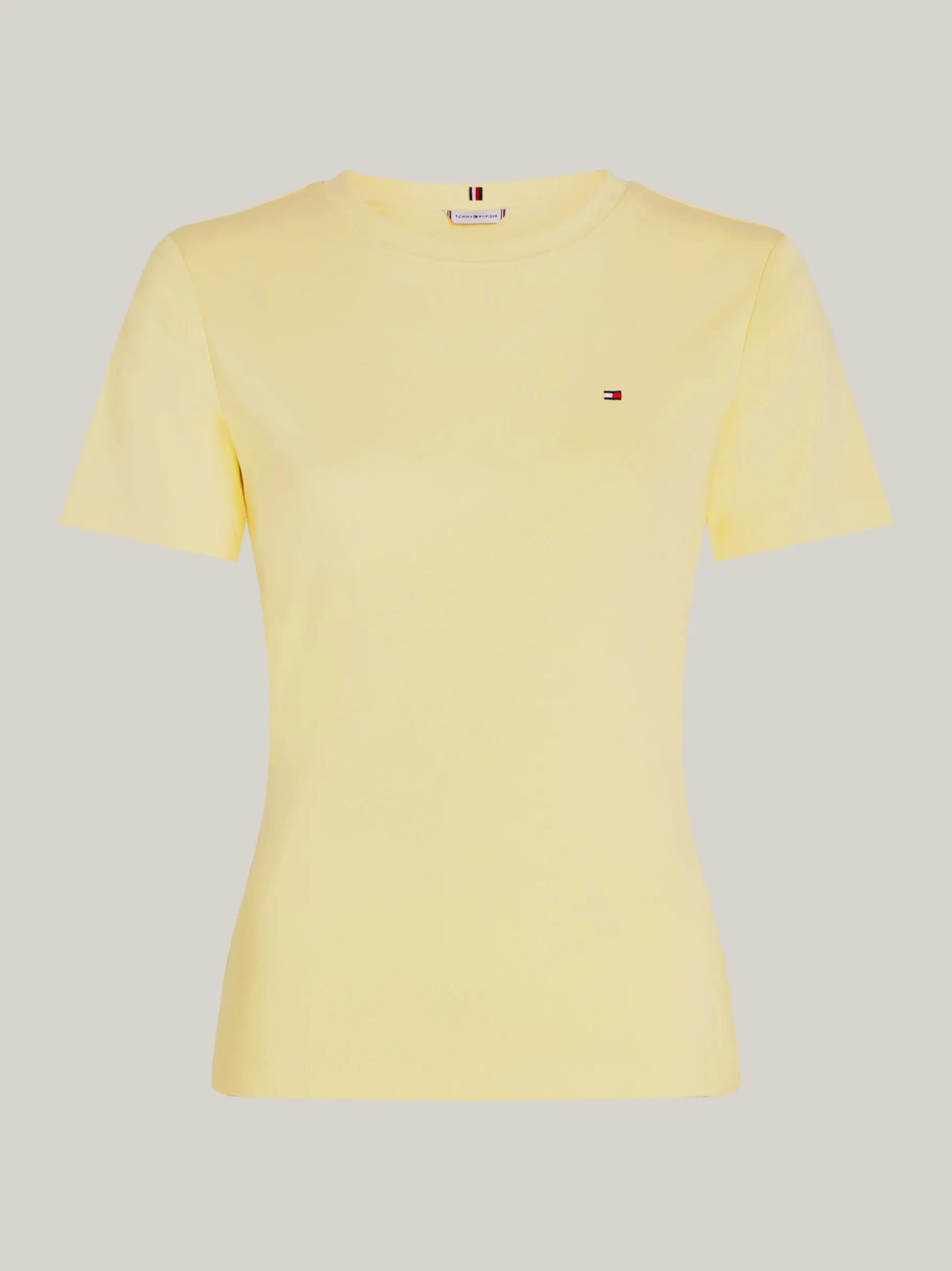 Tommy Hilfiger Slim Fit T-Shirt mit Rundhalsausschnitt LEMON ZEST Best
