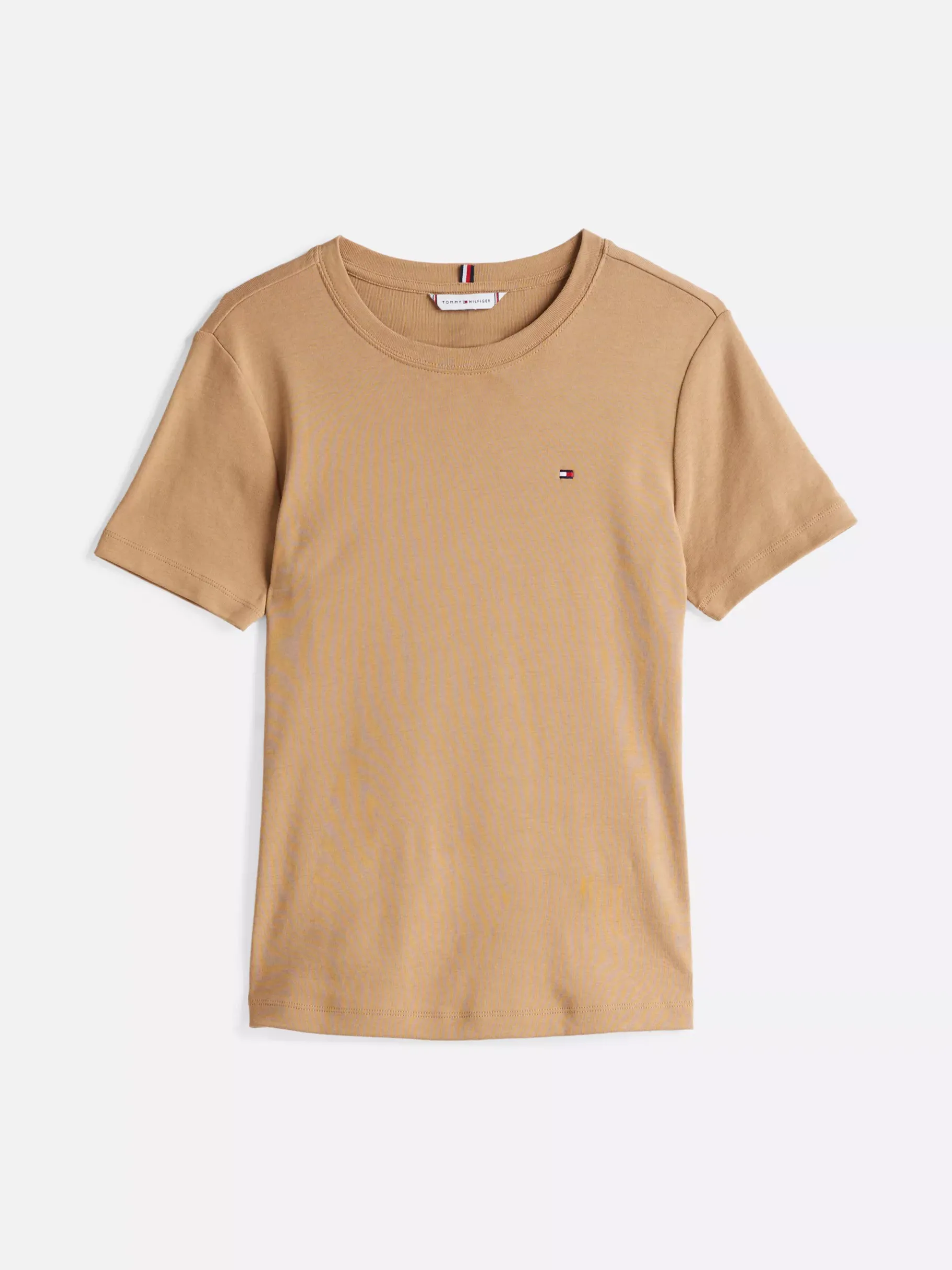 Tommy Hilfiger Slim Fit T-Shirt mit Rundhalsausschnitt SAFARI CANVAS Fashion