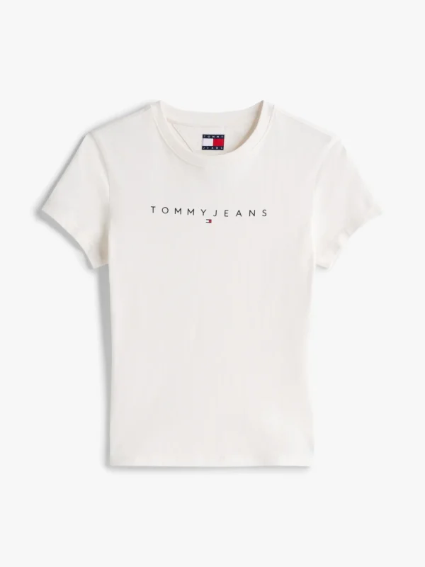 Tommy Hilfiger Slim Fit T-Shirt mit Rundhalsausschnitt ANCIENT WHITE Store