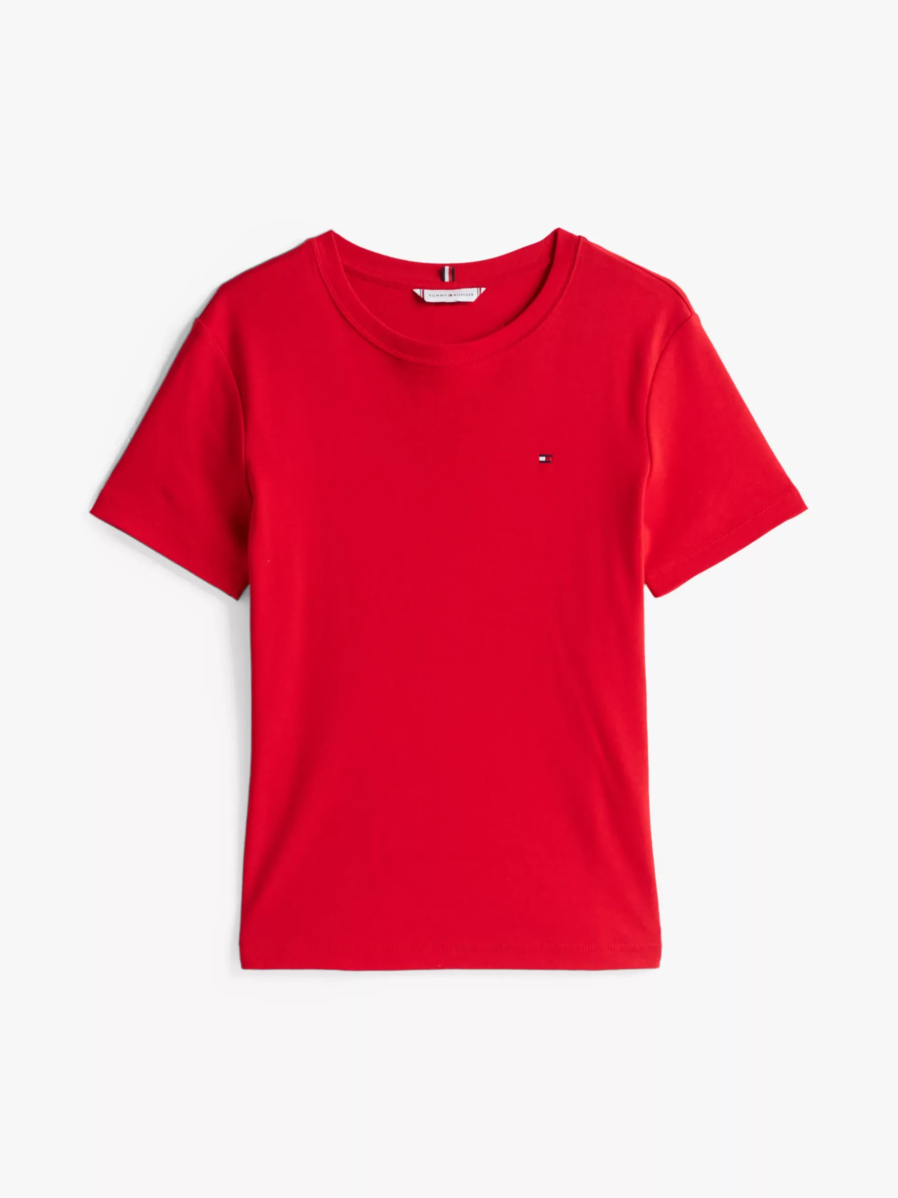 Tommy Hilfiger Slim Fit T-Shirt mit Rundhalsausschnitt PRIMARY RED Clearance