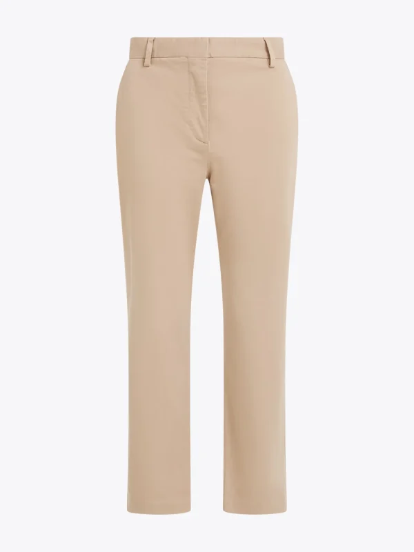 Tommy Hilfiger Slim Straight Fit Baumwoll-Chinos mit Stretch BEIGE Best Sale