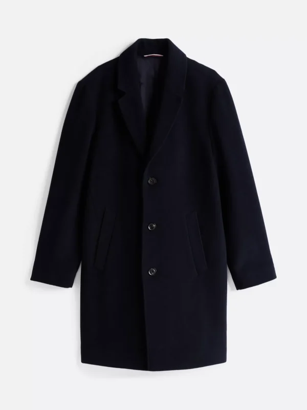 Tommy Hilfiger Smart Casual Mantel mit hohem Wollanteil DESERT SKY Fashion