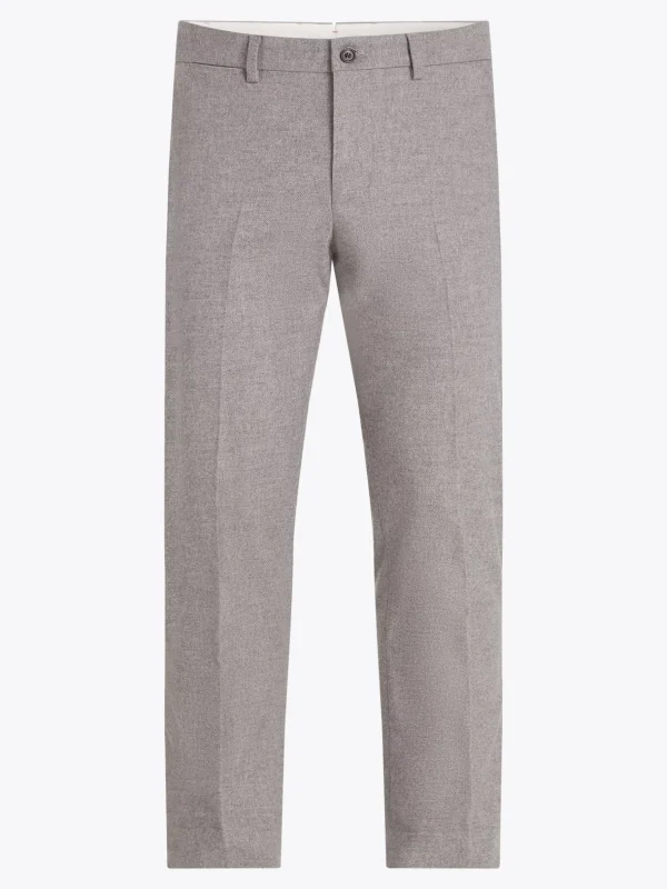 Tommy Hilfiger Smart Casual melierte Straight Fit Hose MEDIUM GREY HEATHER Best