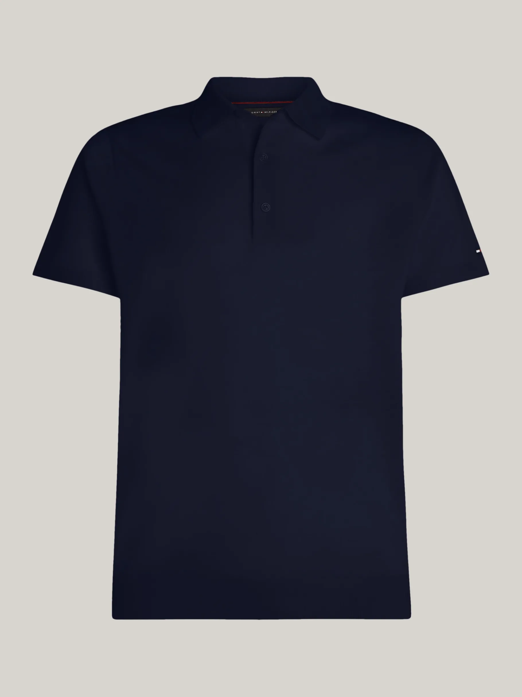 Tommy Hilfiger Smart Casual Poloshirt aus reiner Wolle DESERT SKY Hot