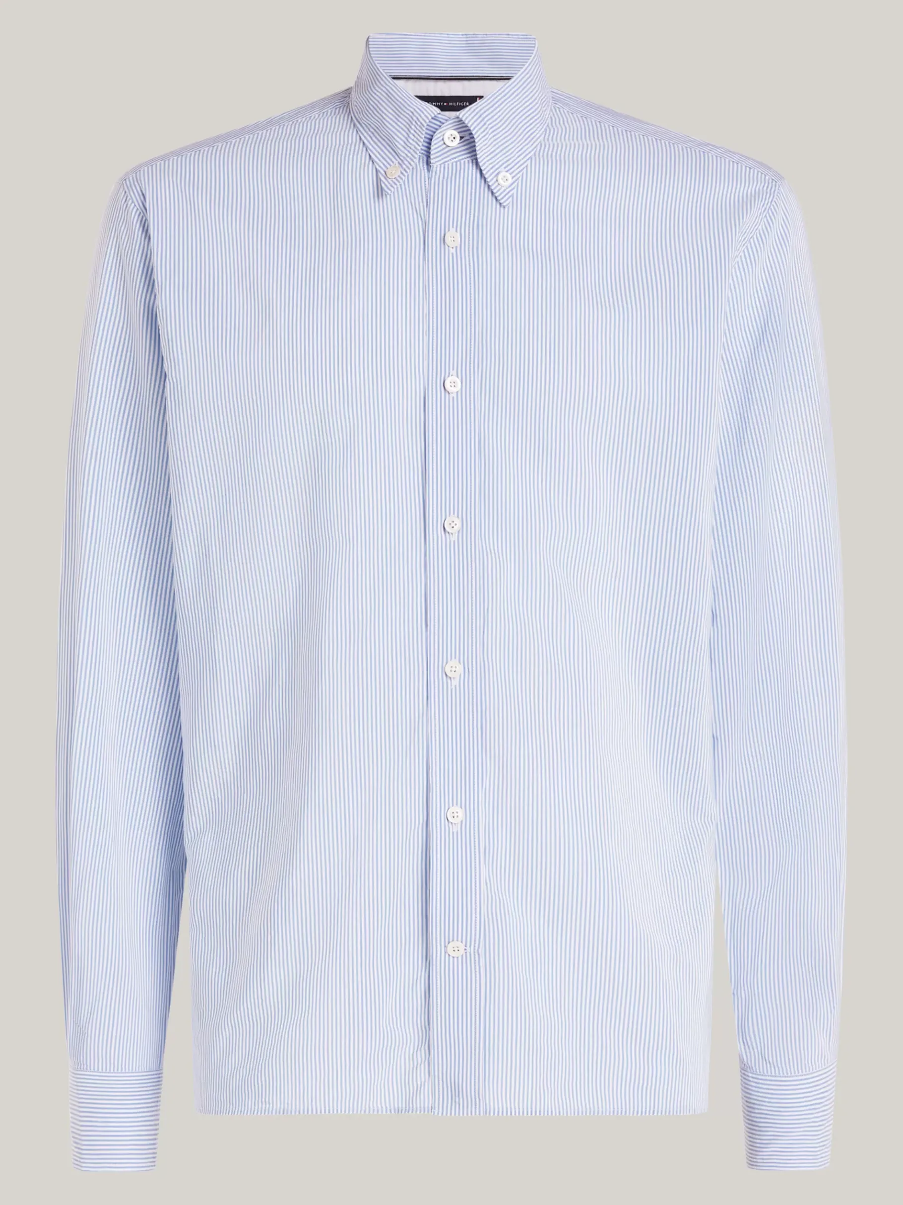 Tommy Hilfiger Smart Casual Regular Fit Hemd mit Streifen VESSEL BLUE / OPTIC WHITE Best Sale