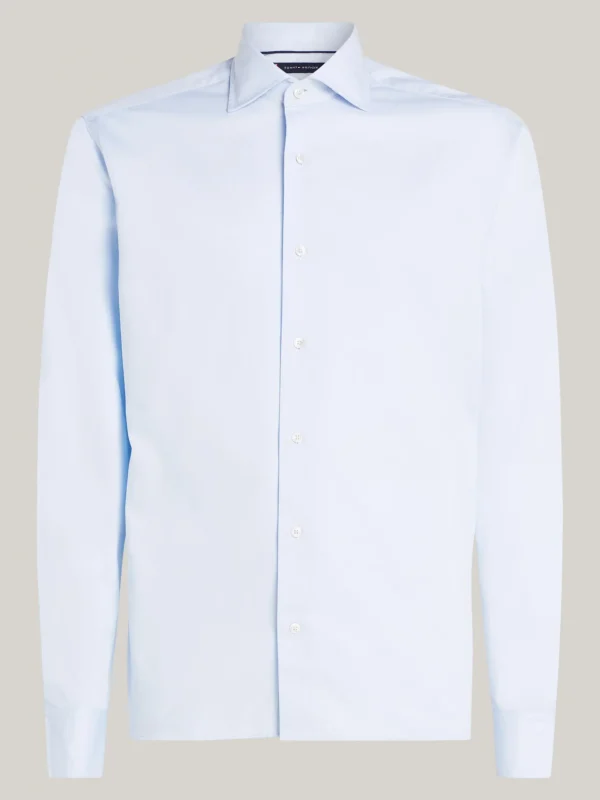 Tommy Hilfiger Smart Casual Regular Fit Hemd aus Twill LIGHT BLUE Store