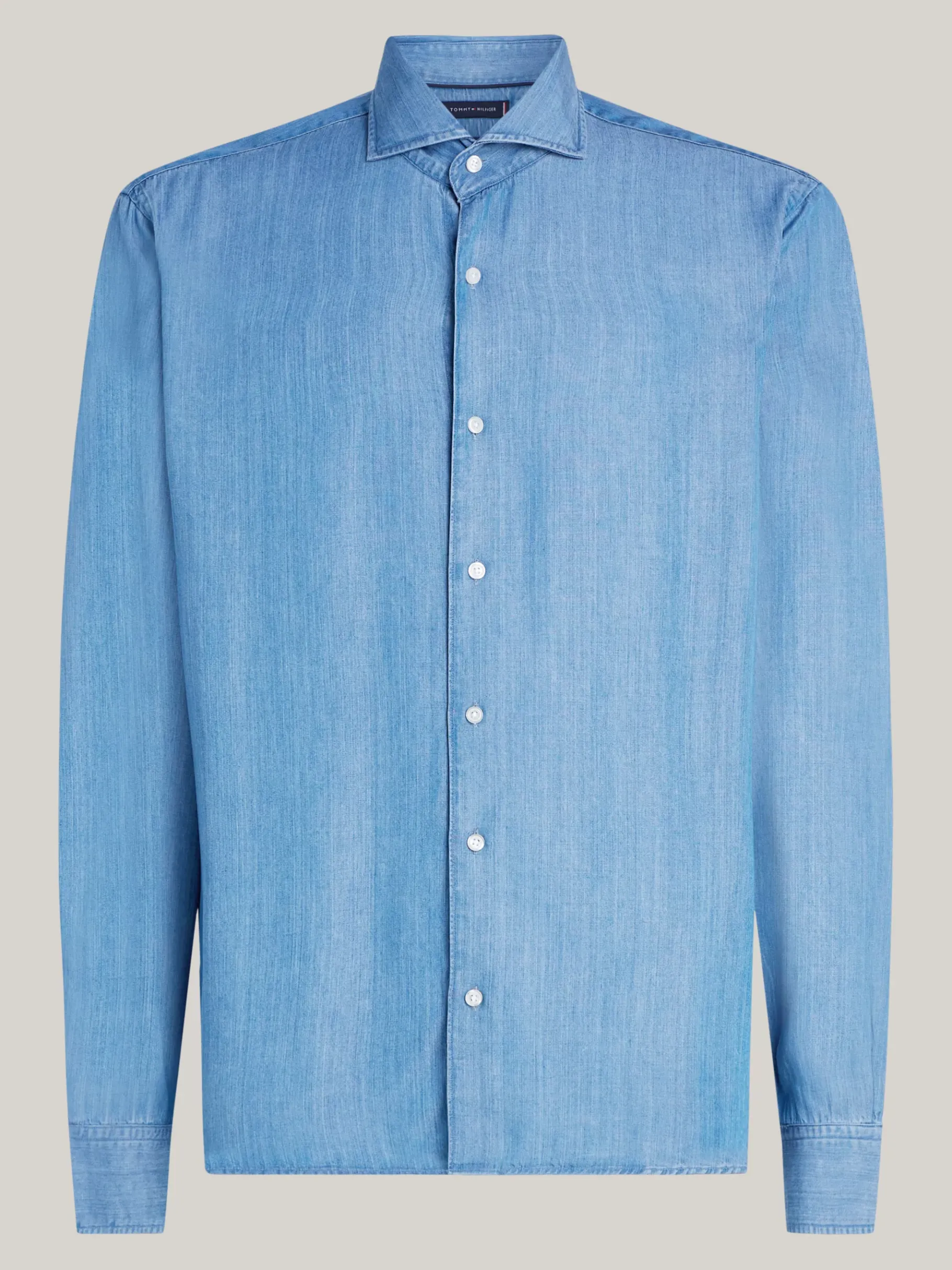 Tommy Hilfiger Smart Casual Slim Fit Jeanshemd MEDIUM INDIGO Cheap