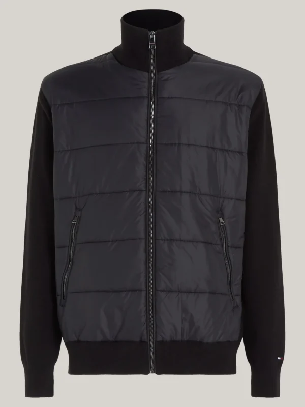 Tommy Hilfiger Smart Casual strukturierte Relaxed Fit Jacke BLACK Clearance