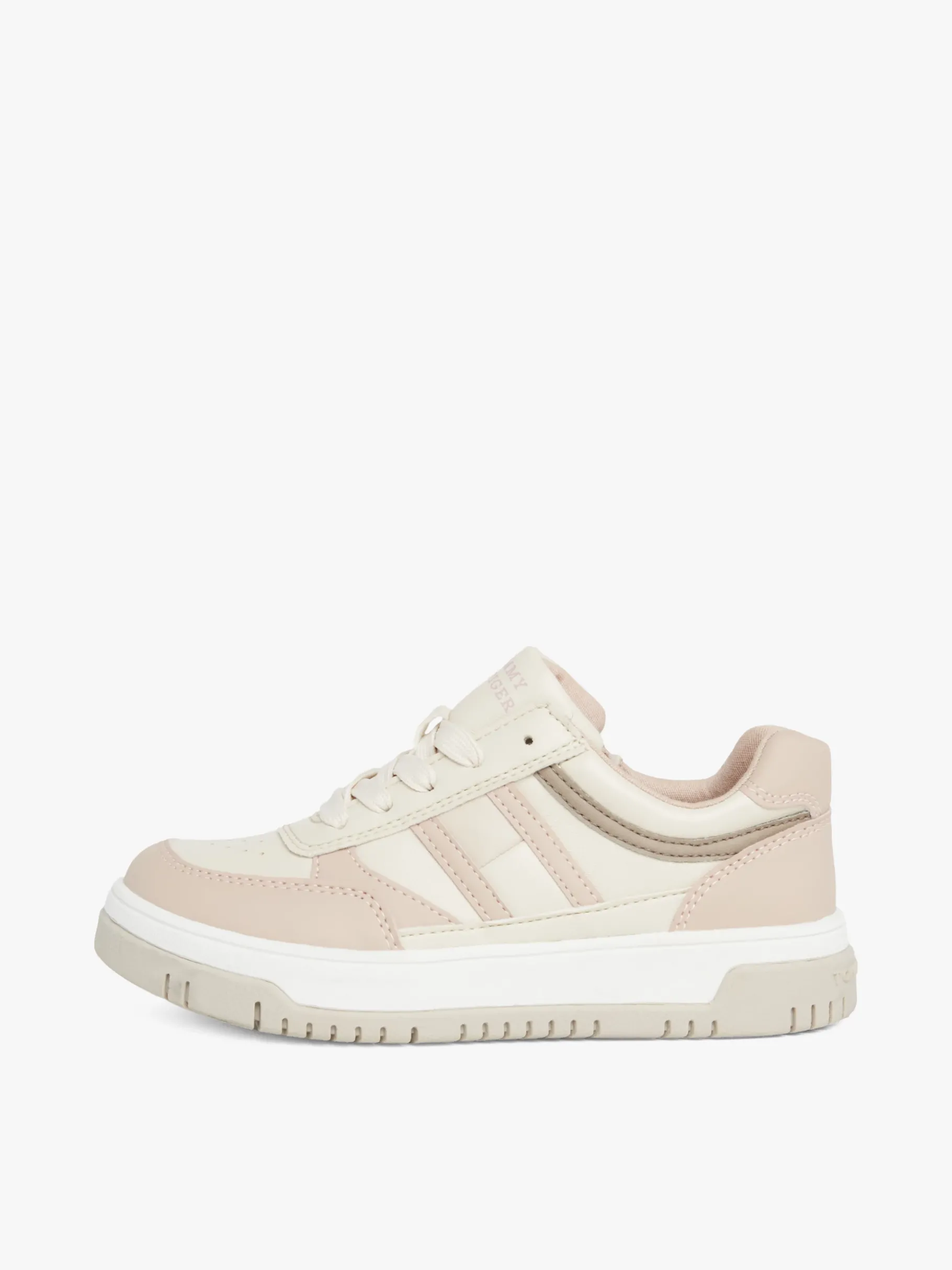 Tommy Hilfiger Sneaker mit Flag und feinem Sohlenprofil PINK/BEIGE Clearance