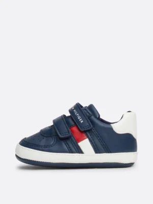 Tommy Hilfiger Sneaker mit Klettverschluss und Flag BLUE/OFF WHITE Best