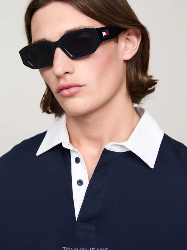 Tommy Hilfiger Sonnenbrille mit kleinen, achteckigen Gläsern BLUE Best