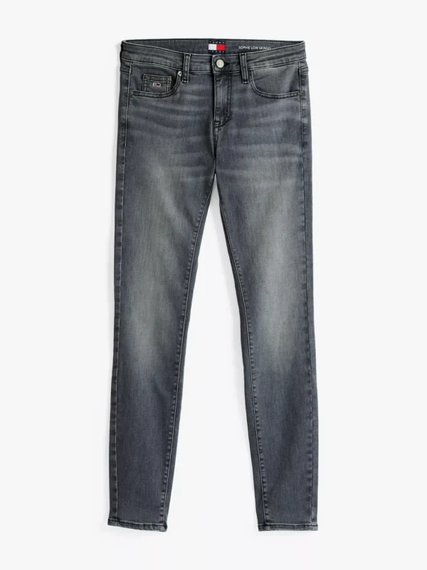 Tommy Hilfiger Sophie Skinny Jeans mit niedrigem Bund DENIM BLACK Clearance