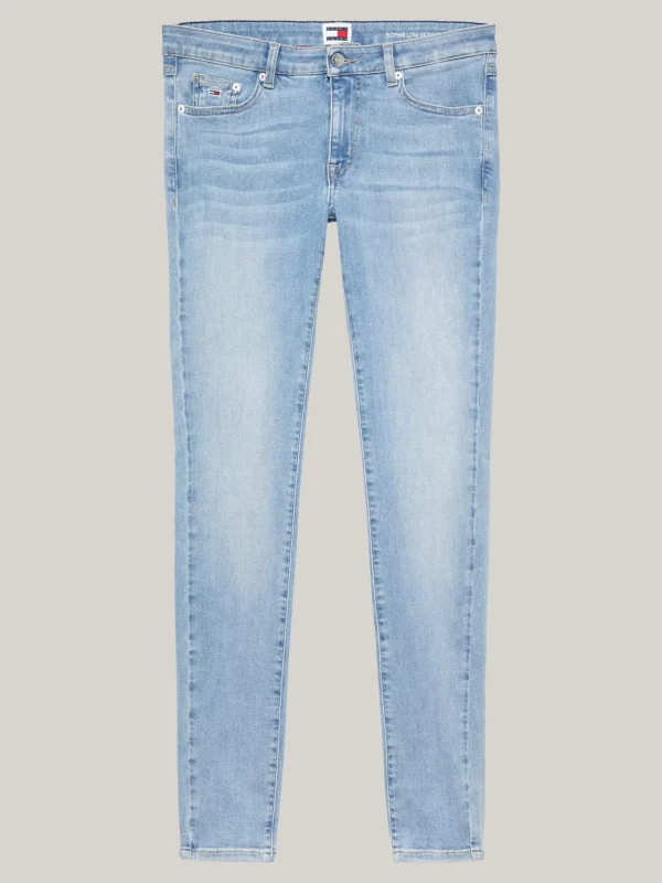 Tommy Hilfiger Sophie Skinny Jeans mit niedrigem Bund DENIM LIGHT Outlet