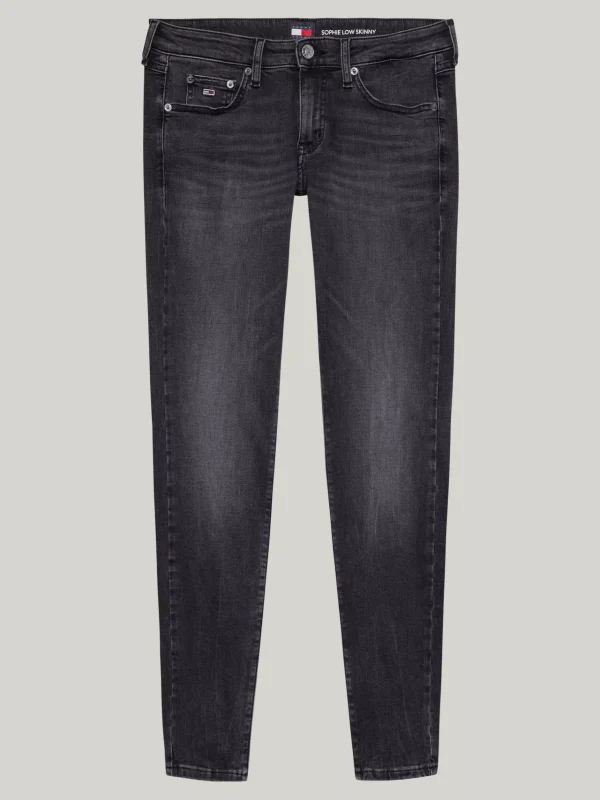 Tommy Hilfiger Sophie Skinny schwarze Jeans mit Fade-Effekt DENIM BLACK Clearance
